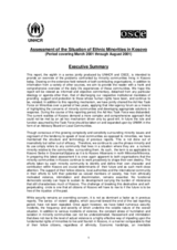 Assessment of the Situation of Ethnic Minorities in Kosovo