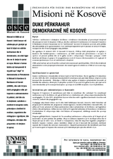 Supporting Democracy in Kosovo  (sq)