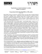 OSCE Mission in Kosovo Programmatic Priorities for 2004 (sr)